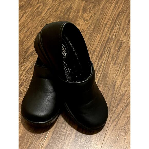 Easy Works by Easy Street slip-on black Mules women size 8M - Picture 2 of 8